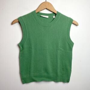 Doen Cashmere Louden Top Sweater Vest Sz M Minimalist Quiet Luxury Capsule